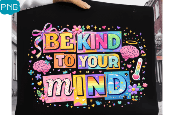 Be Kind to Your Mind: Elevating Mental Health Awareness Through High-Quality Sublimation Design