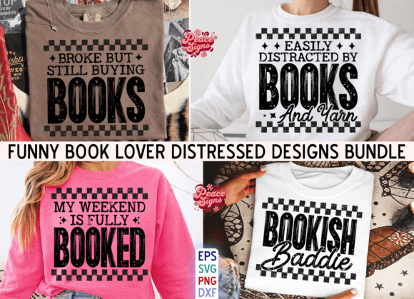 Book SVG Bundle: The Funny Bookish Design Kit
