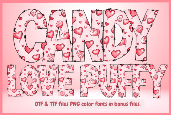 Candy Love Puffy: A Review of the Cute Valentine Alphabet Set
