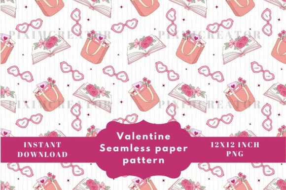 Elevating Brand Aesthetics: The Strategic Value of a Valentine Seamless Pattern PNG in Modern Design