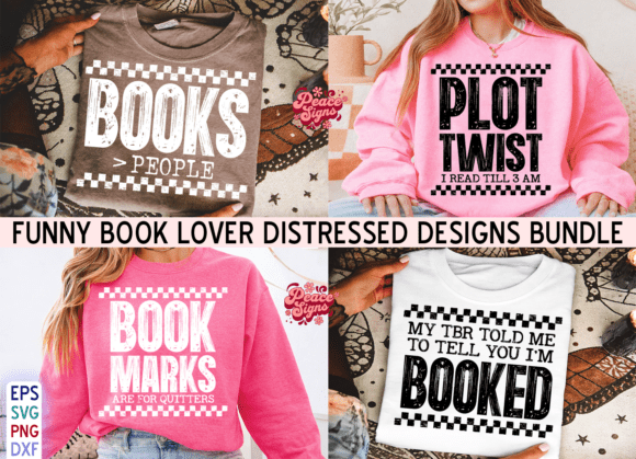 Funny Book Lover SVG PNG Bundle, Bookish: A Practical Guide for Creators and Readers