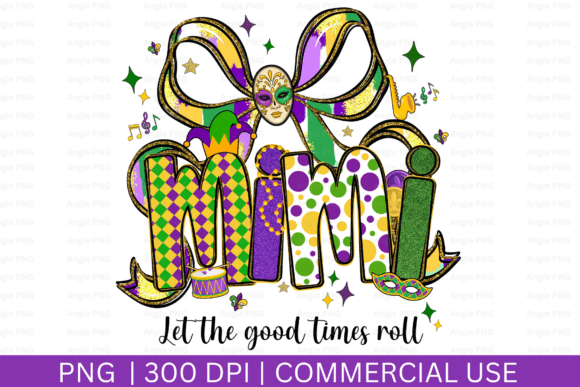 Mardi Gras Mimi Coquette Bow PNG Guide