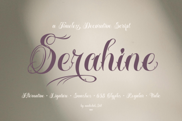 Serahine: Elevating Brand Identity with Aristocratic Script Typography