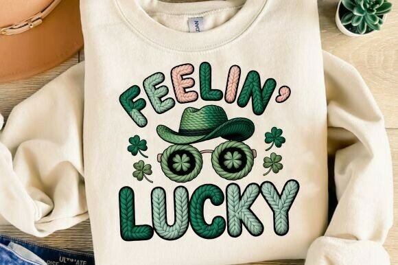 St Patrick’s Day Cowboy Hat Shamrock PNG