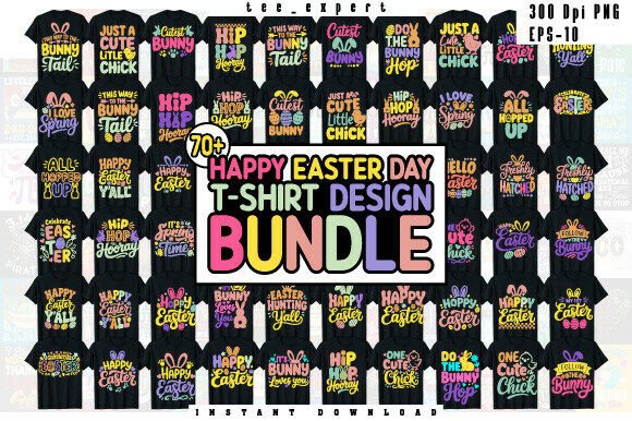 Unlocking Creativity with the Happy Easter Day T-shirt Design Bundle